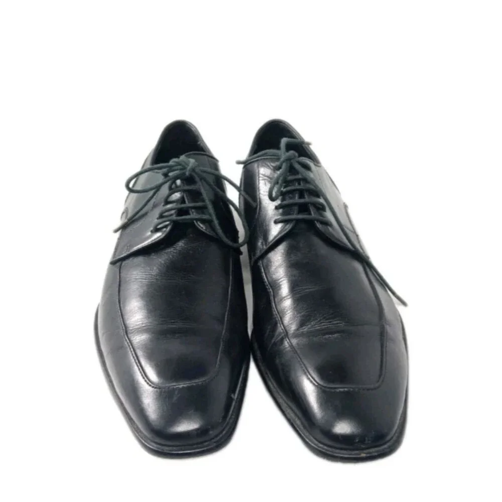 Hugo Boss Black Leather Dress Shoes  Men's Size 9